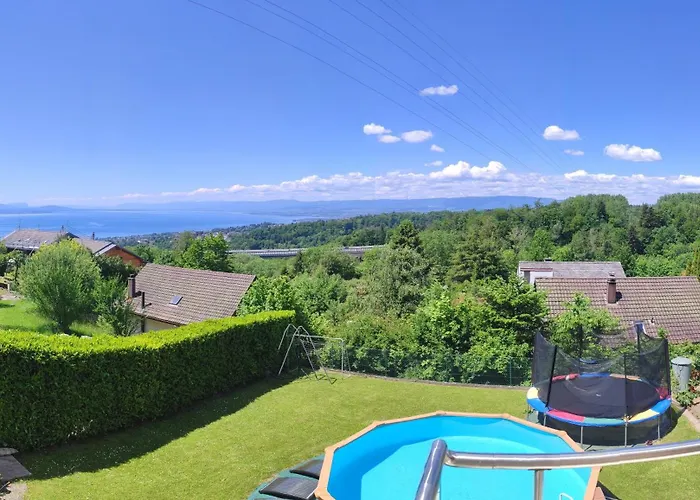 Appartement Joli Avec Terrasse Et Vue Pour Non Fumeurs Belmont-sur-Lausanne